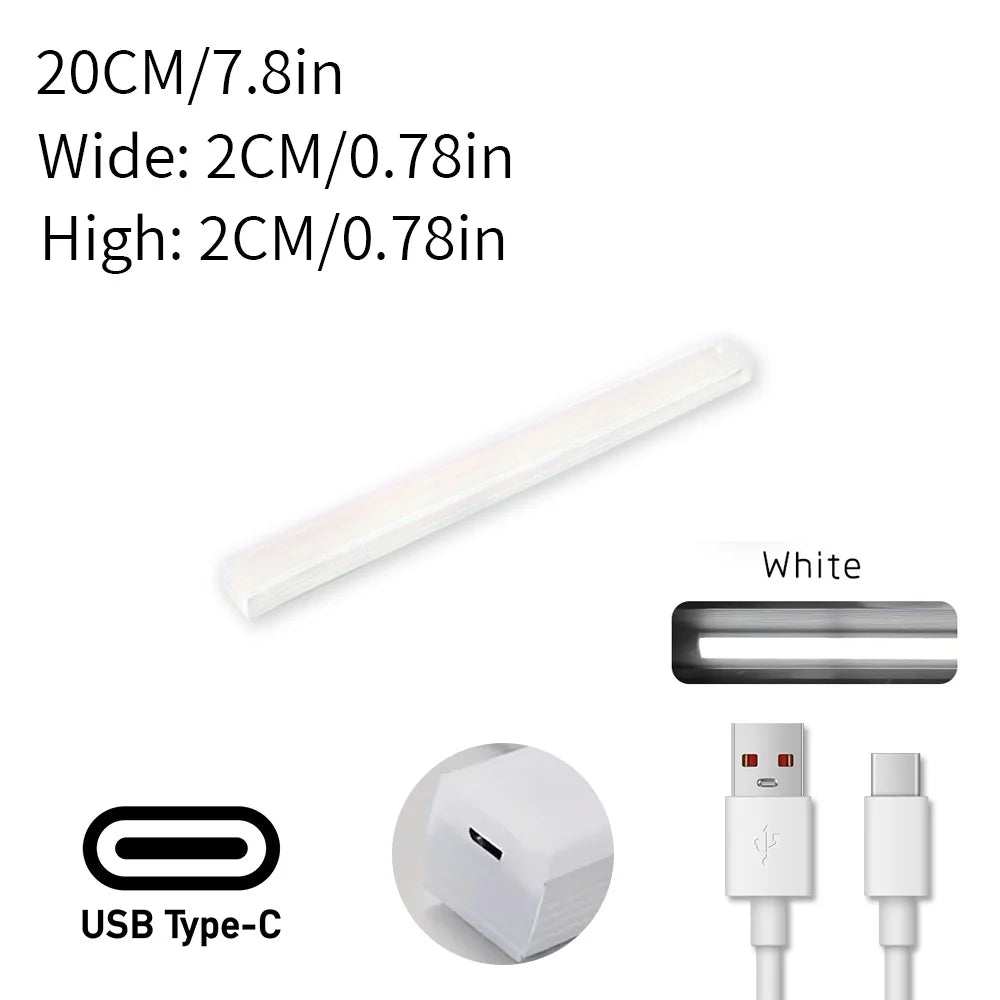 1pc Cabinet Light, Wireless Charging Motion Sensor LED