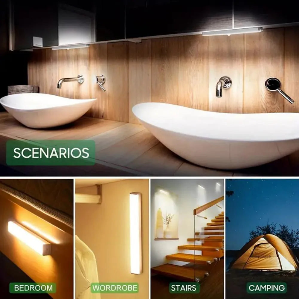 1pc Cabinet Light, Wireless Charging Motion Sensor LED